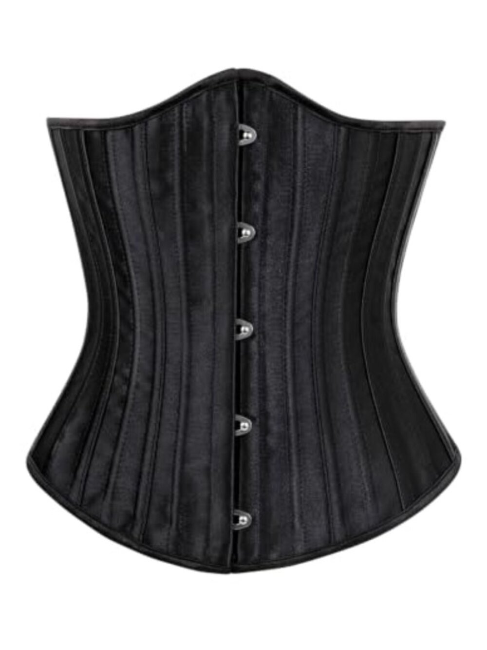 Underbust Corset Lace Up Steel Boned Bustier